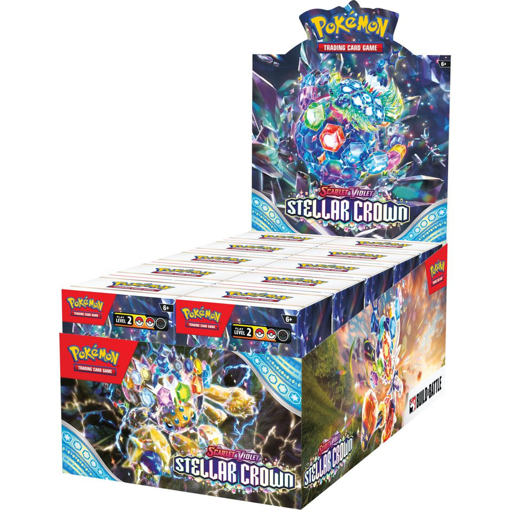 Pokemon Scarlet and Violet - Stellar Crown Build & Battle Trading Cards