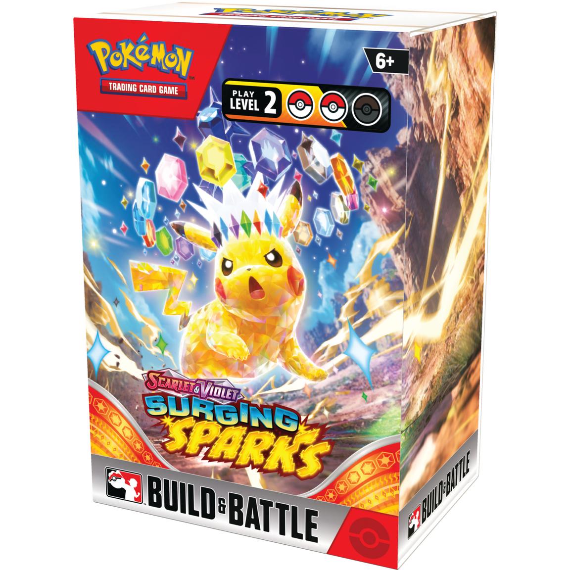 Pokemon Scarlet and Violet - Surging Sparks Build & Battle Trading Cards