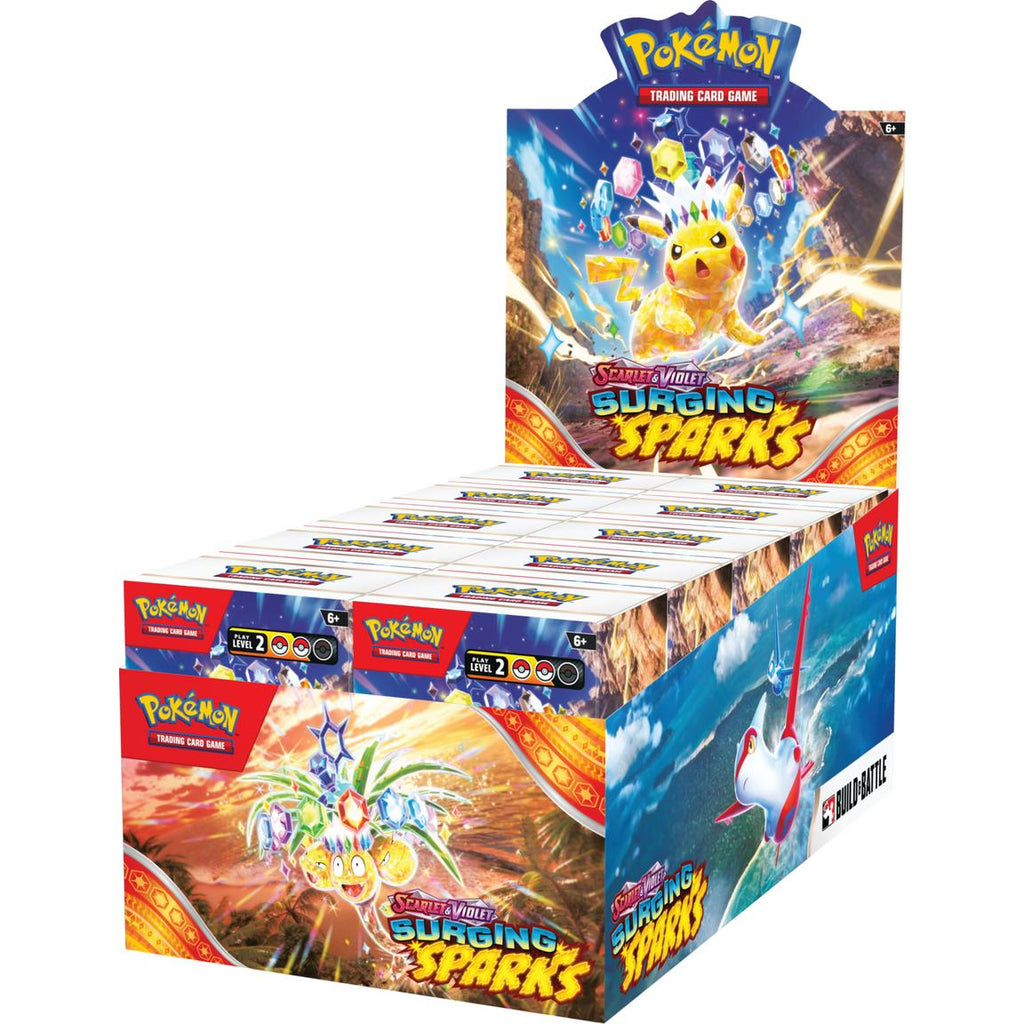 Pokemon Scarlet and Violet - Surging Sparks Build & Battle Trading Cards
