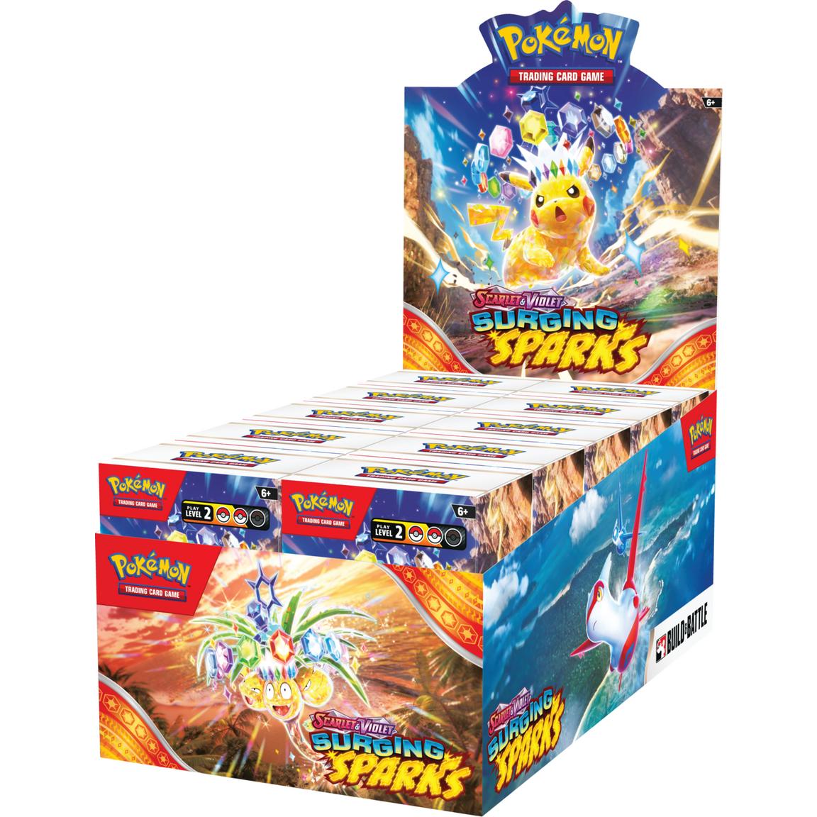 Pokemon Scarlet and Violet - Surging Sparks Build & Battle Trading Cards