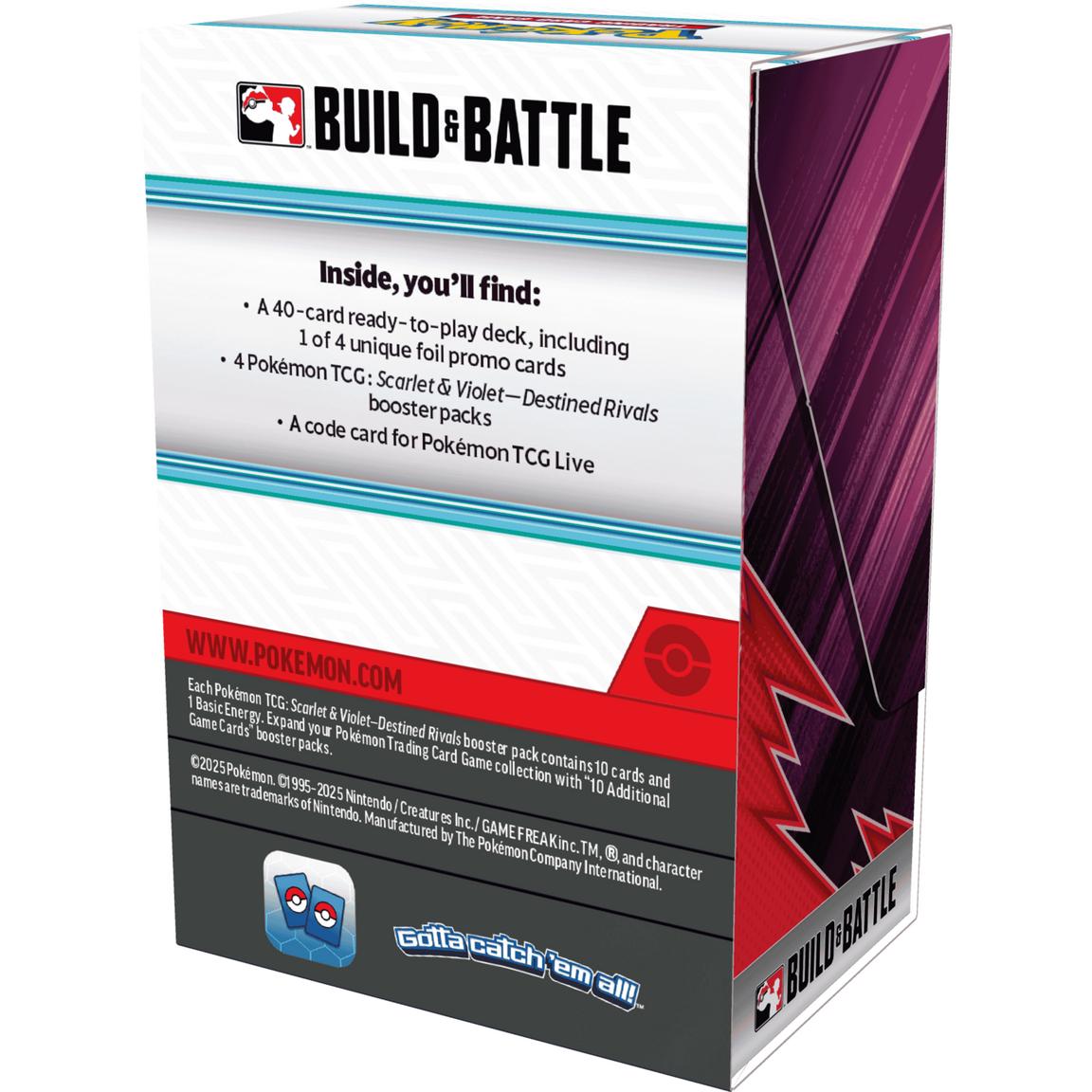 Pokemon Scarlet and Violet - Destined Rivals Build and Battle Trading Cards