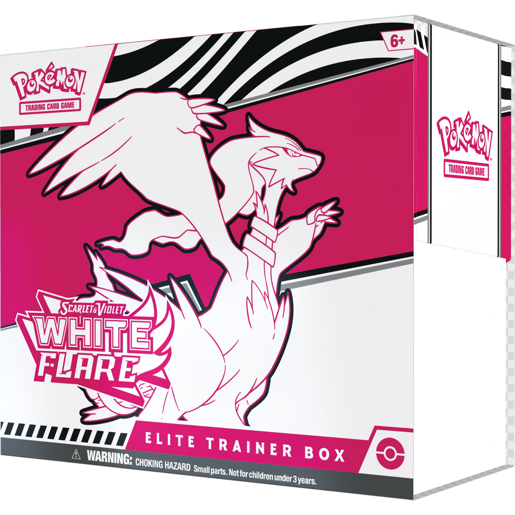 Pokemon Scarlet and Violet - White Flare Elite Trainer Box Trading Cards