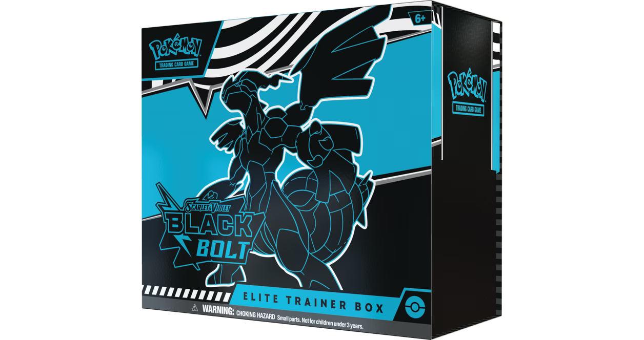 Pokemon Scarlet and Violet - Black Bolt Elite Trainer Box Trading Cards