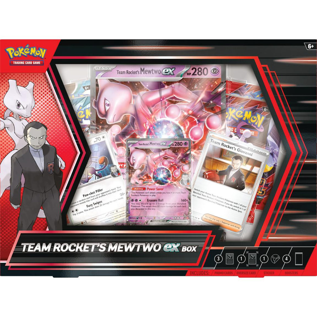 Pokemon Team Rocket's Mewtwo ex Box Trading Cards