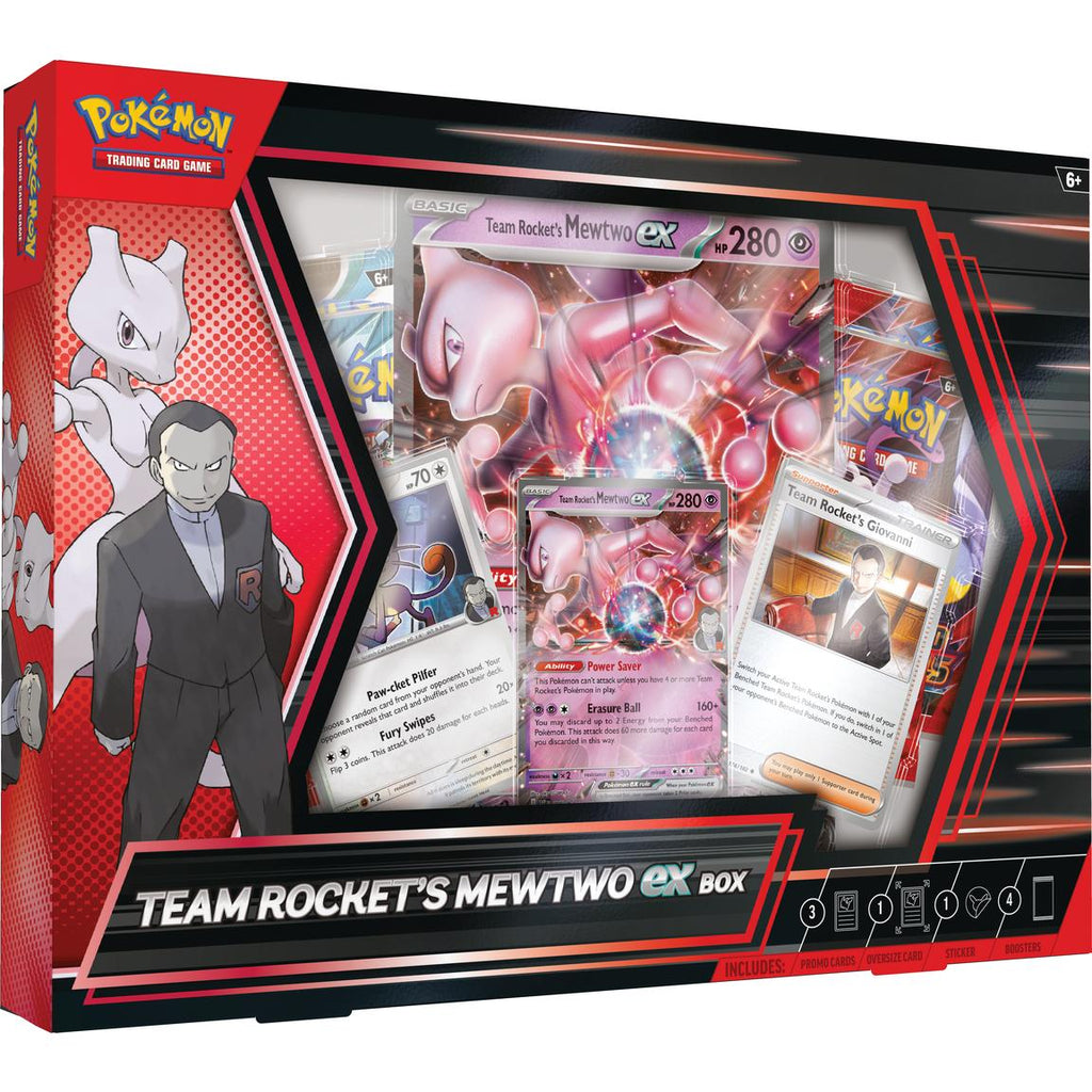 Pokemon Team Rocket's Mewtwo ex Box Trading Cards