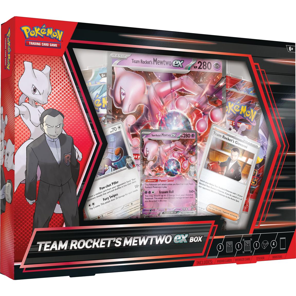 Pokemon Team Rocket's Mewtwo ex Box Trading Cards