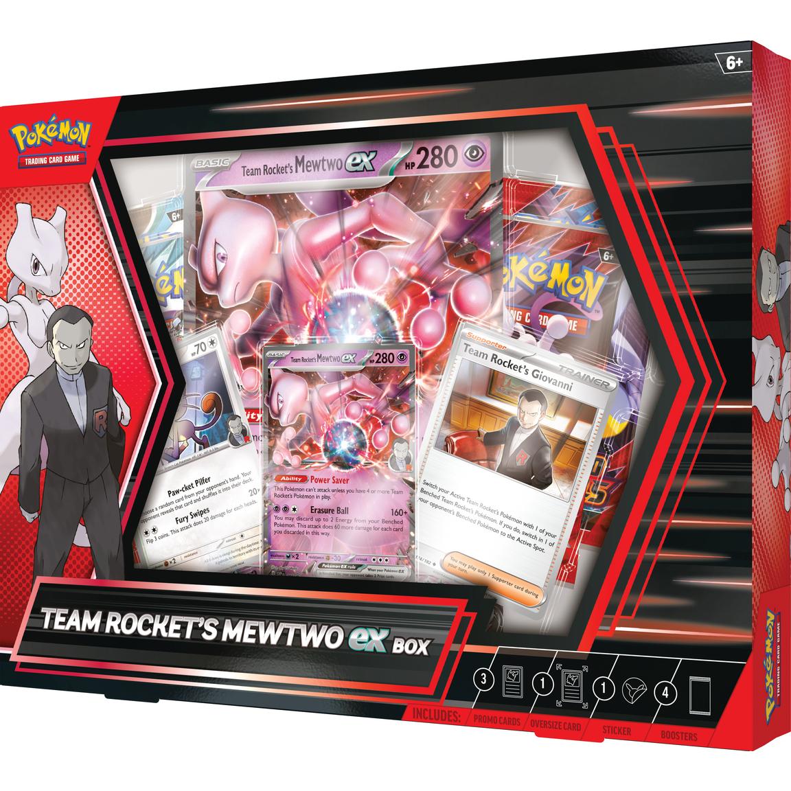 Pokemon Team Rocket's Mewtwo ex Box Trading Cards