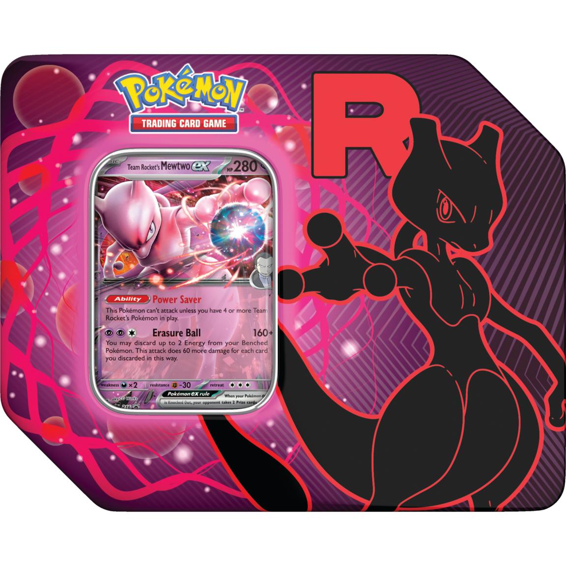 Pokemon Team Rocket Tin Trading Cards