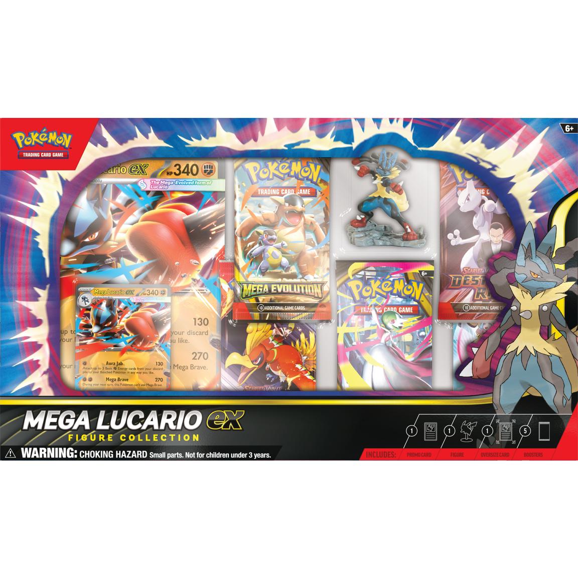Pokemon Mega Lucario ex Figure Collection Trading Cards