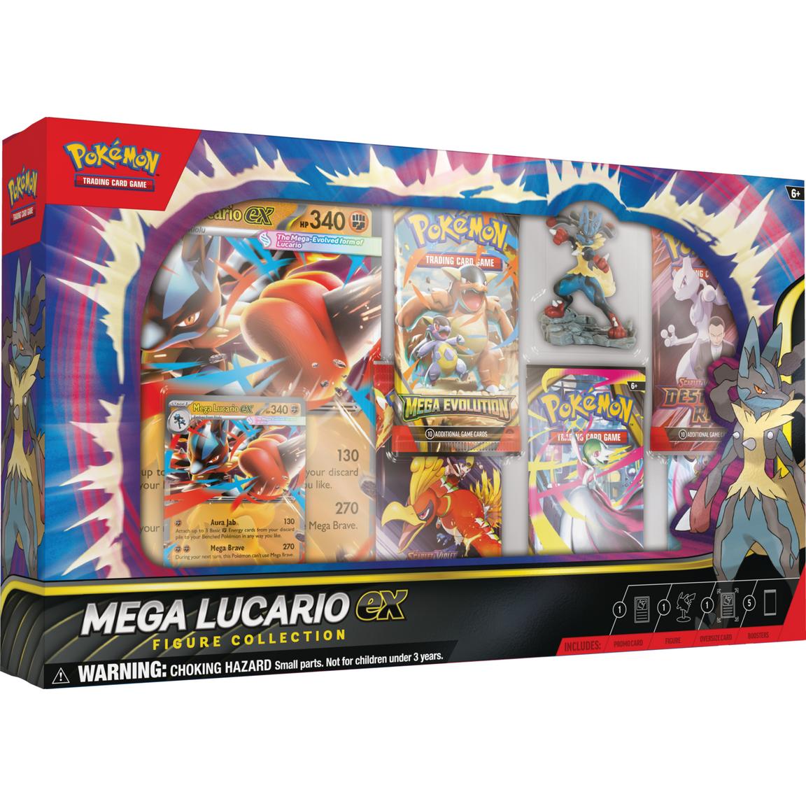 Pokemon Mega Lucario ex Figure Collection Trading Cards