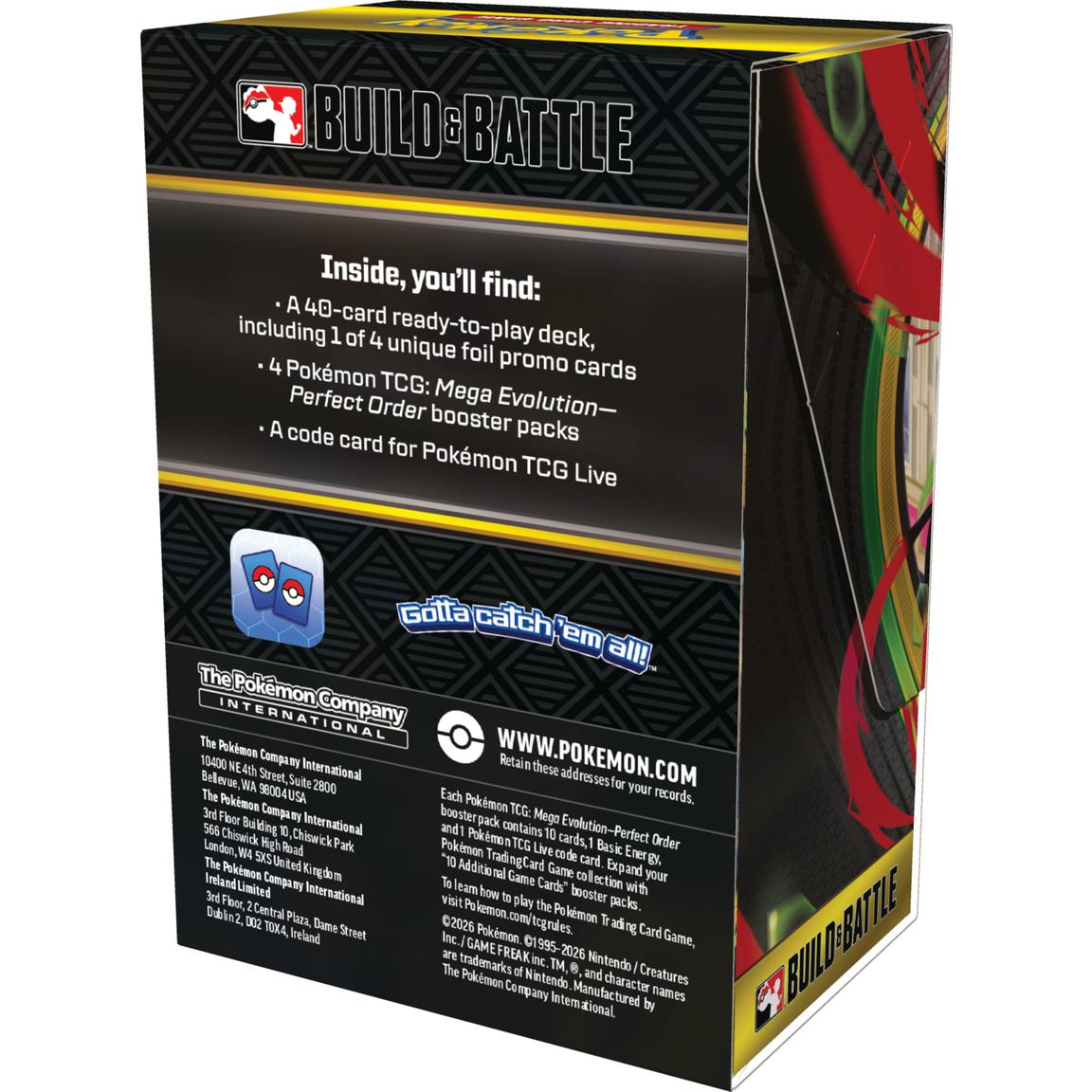 Pokemon Mega Evolution Perfect Order Build and Battle Box Trading Cards Kit