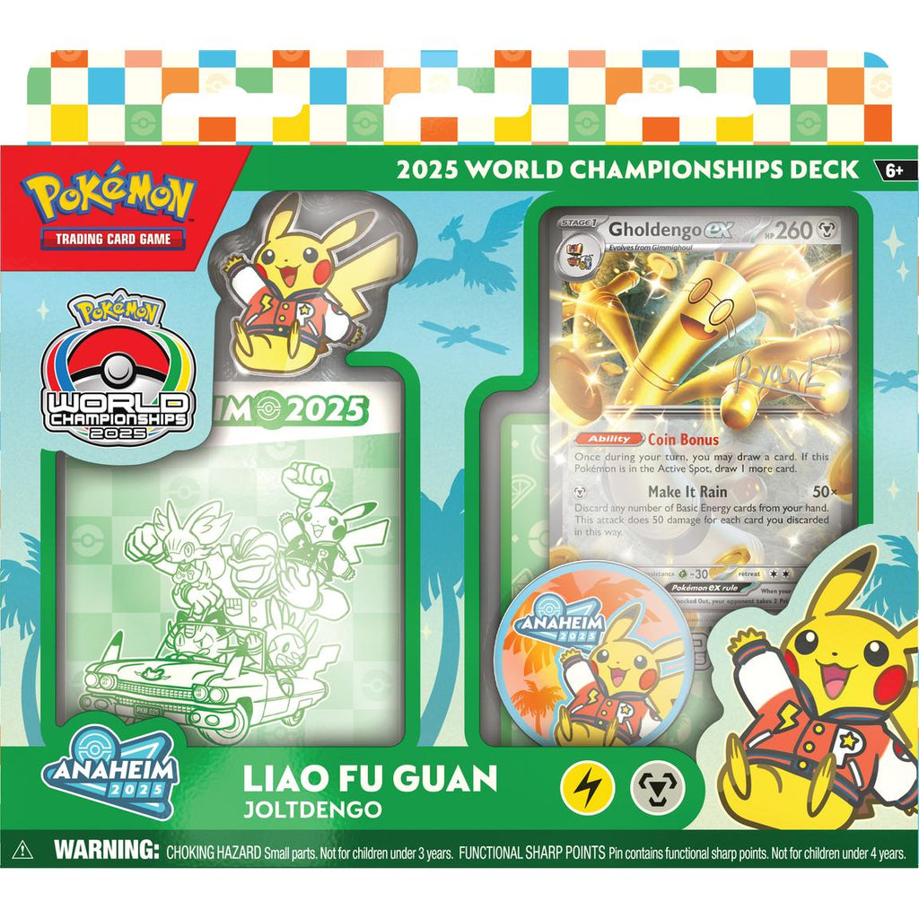 2025 Pokemon World Championship Deck Trading Cards