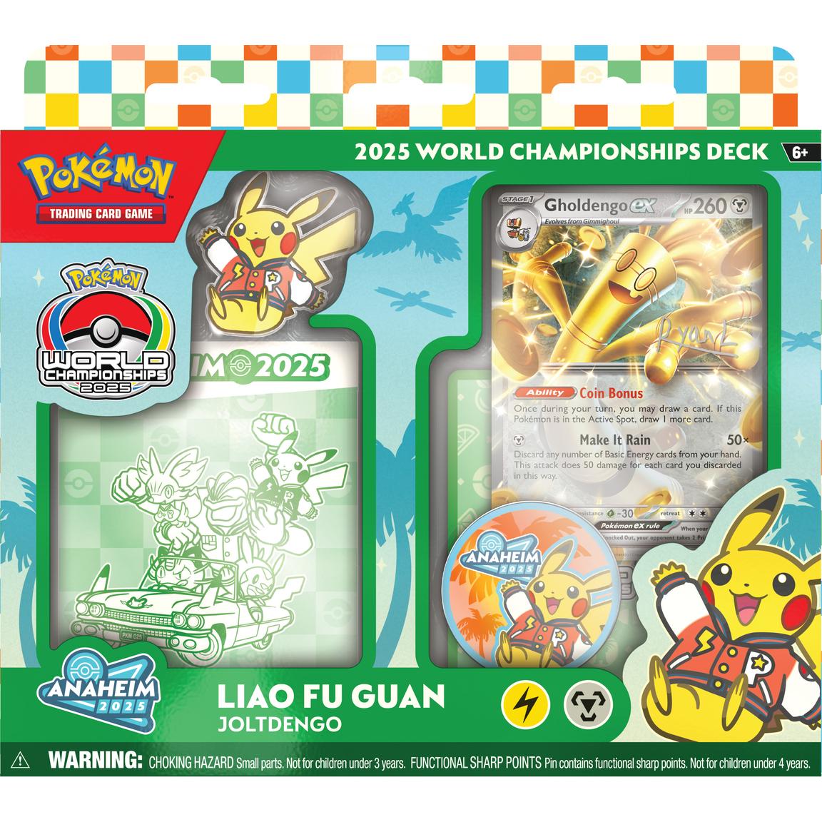 2025 Pokemon World Championship Deck Trading Cards