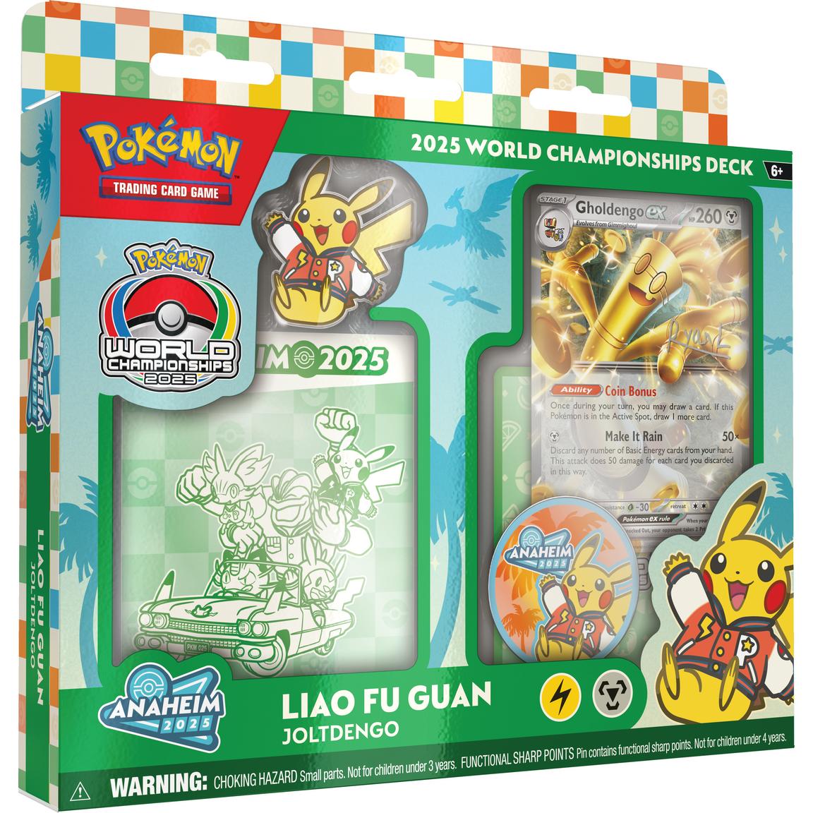2025 Pokemon World Championship Deck Trading Cards