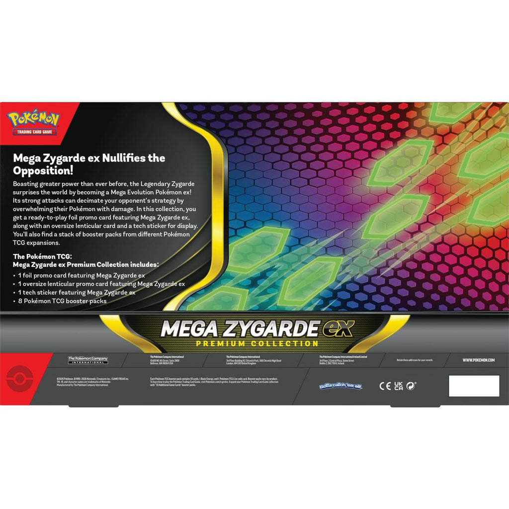 Pokemon Mega Zygarde ex Premium Collection Trading Cards