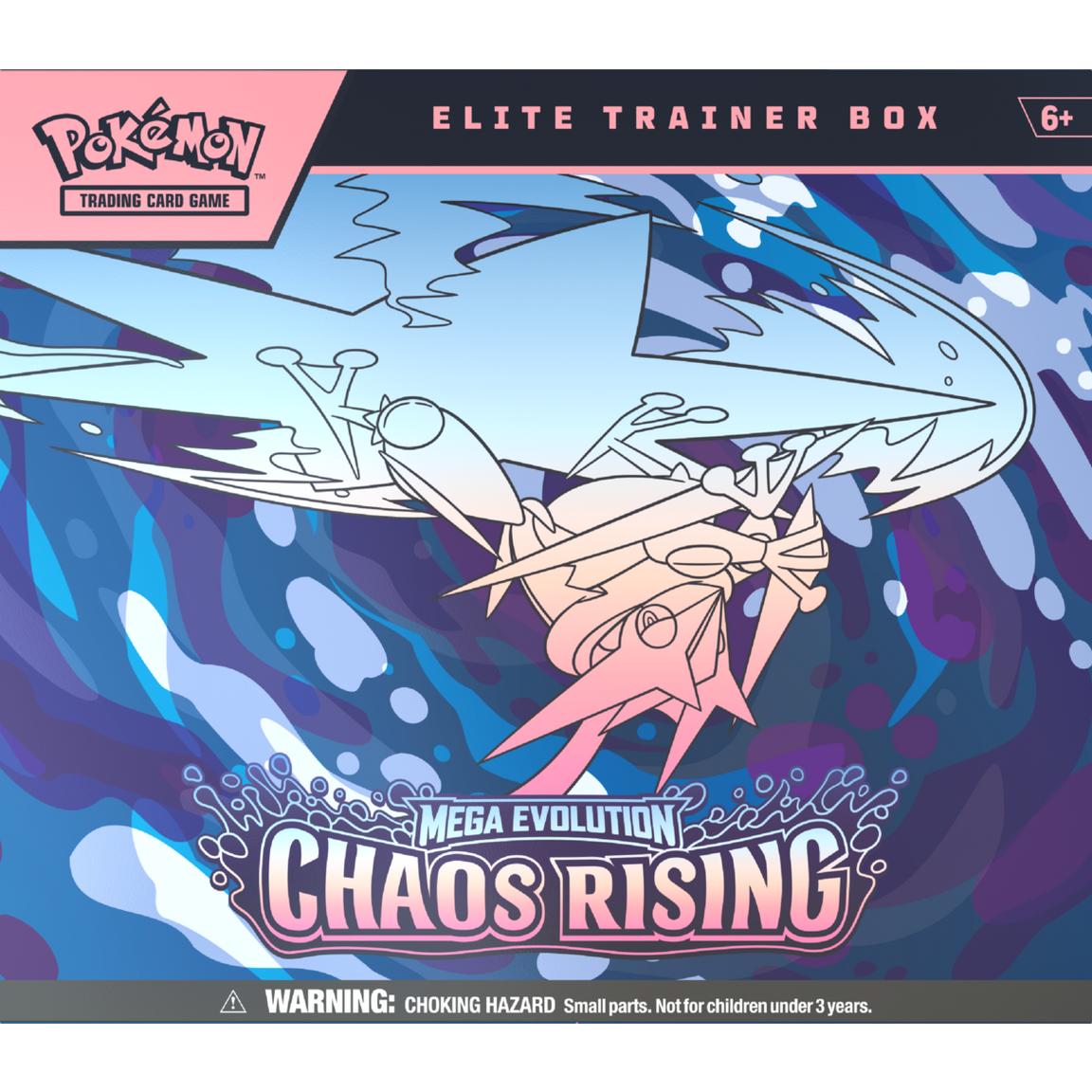 Pokemon Mega Evolution Chaos Rising Elite Trainer Box Trading Cards