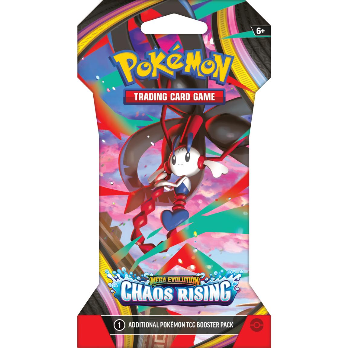 Pokemon Mega Evolution Chaos Rising Sleeved Booster Trading Cards