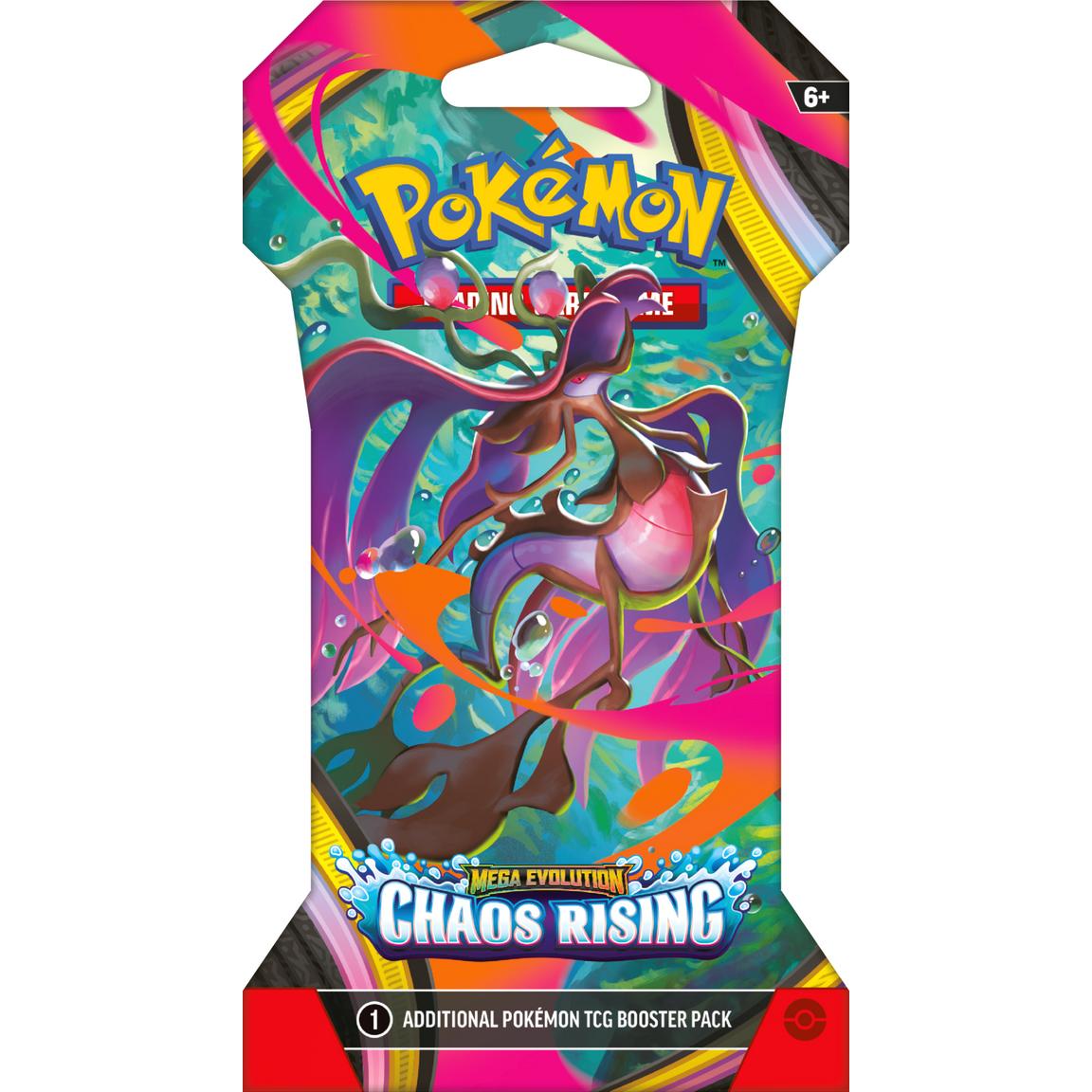 Pokemon Mega Evolution Chaos Rising Sleeved Booster Trading Cards
