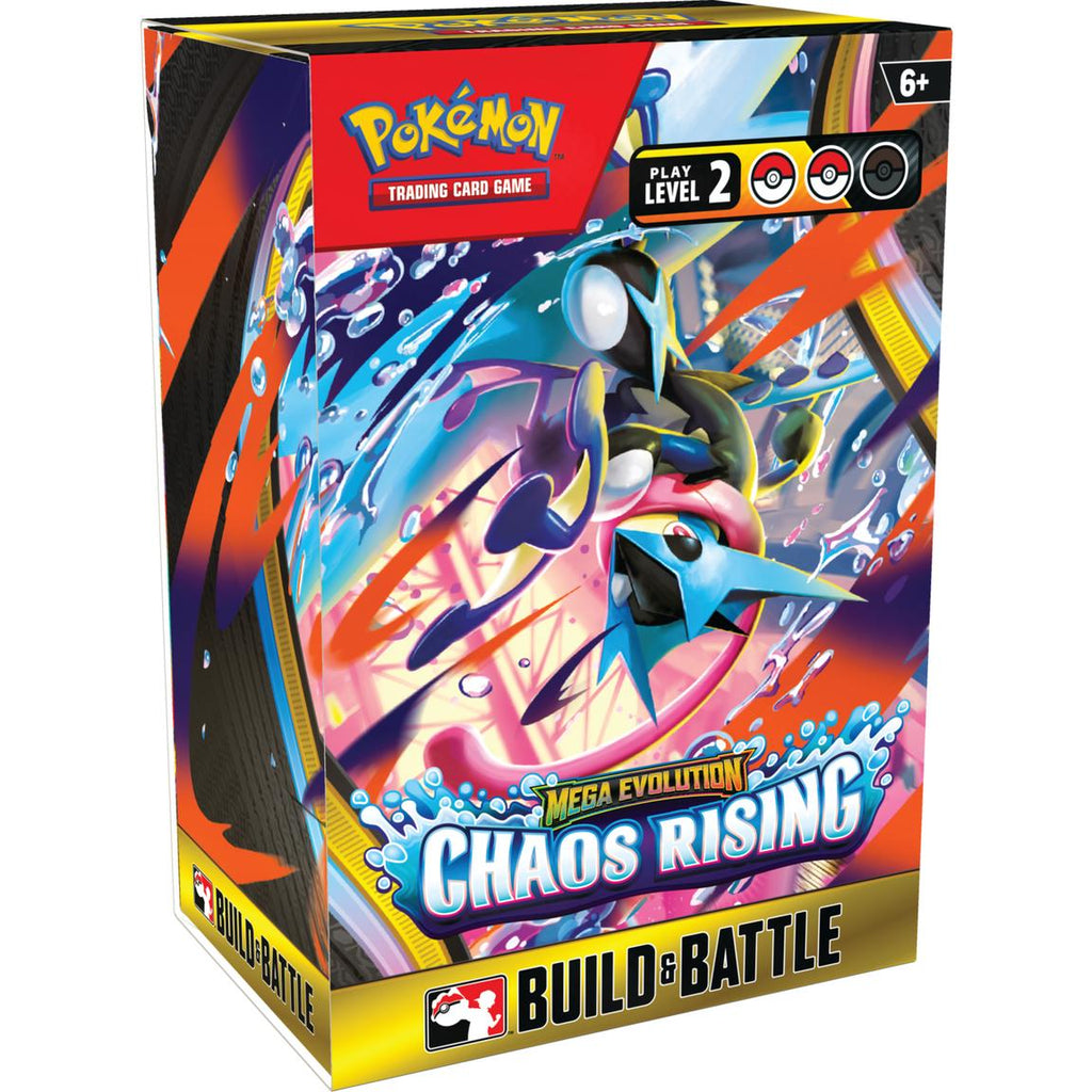Pokemon Mega Evolution Chaos Rising Build and Battle Trading Cards