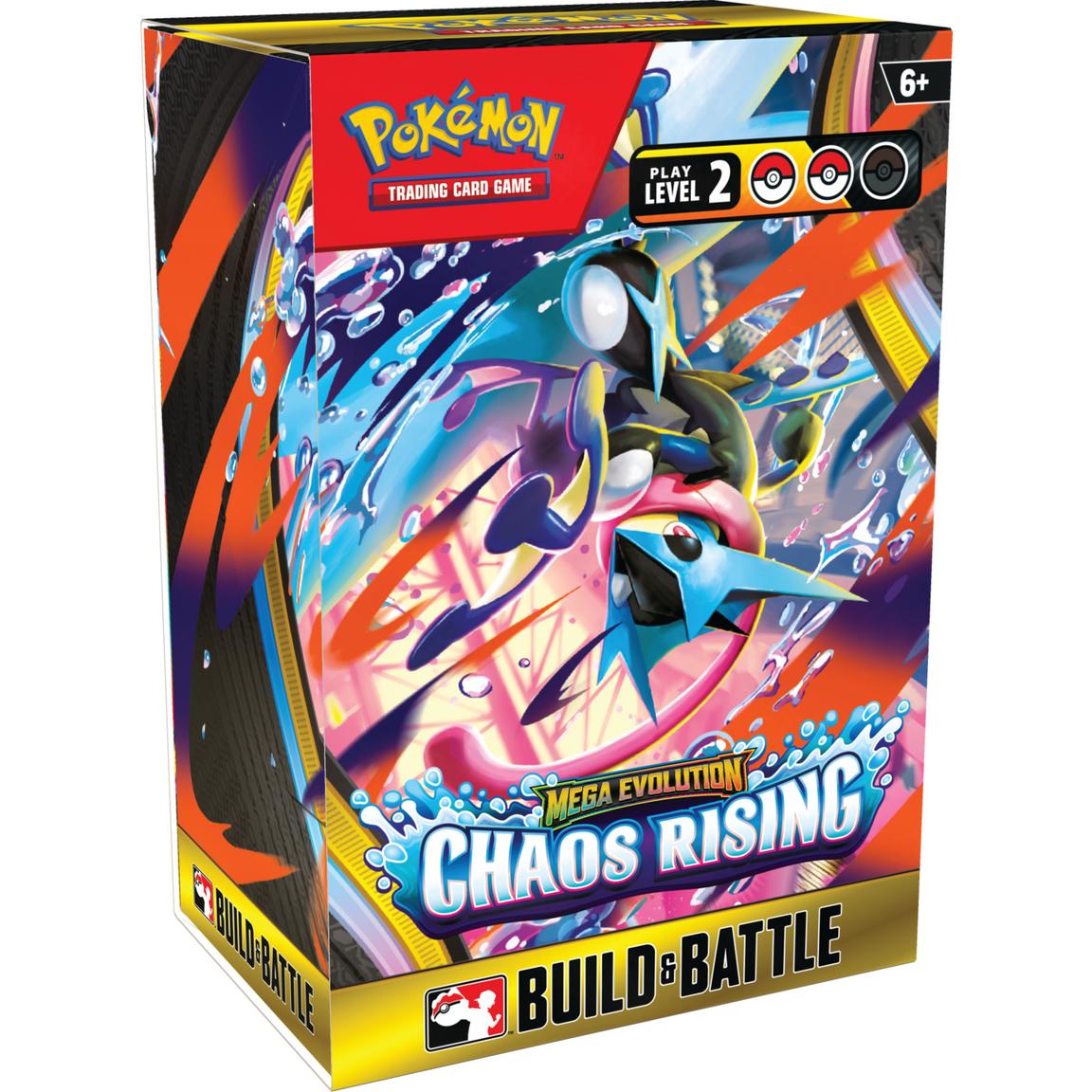 Pokemon Mega Evolution Chaos Rising Build and Battle Trading Cards