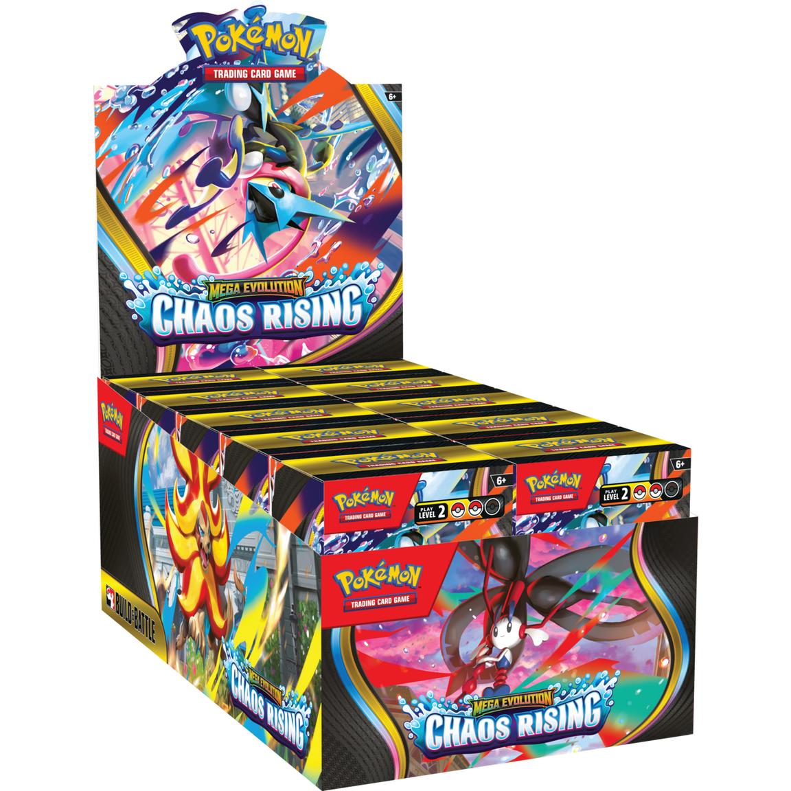 Pokemon Mega Evolution Chaos Rising Build and Battle Trading Cards