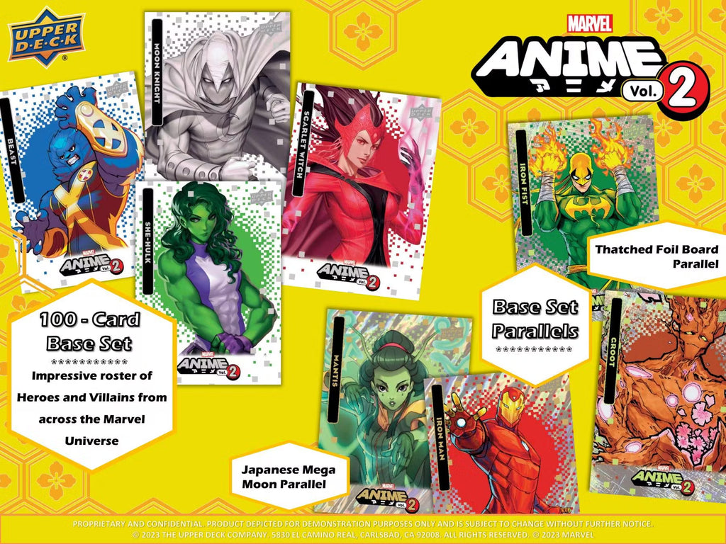2023 Upper Deck Marvel Anime Volume 2 Hobby Trading Cards