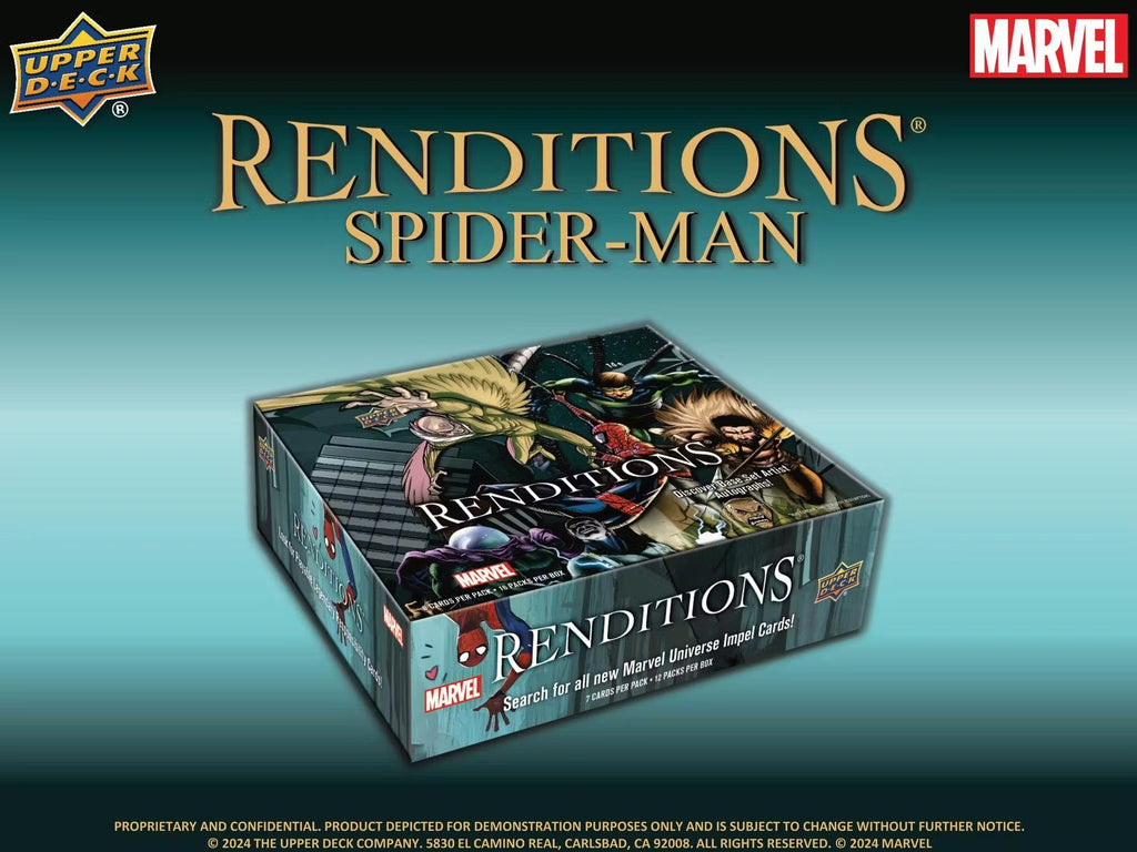 2024 Upper Deck Marvel Renditions Spider-Man Hobby Trading Cards
