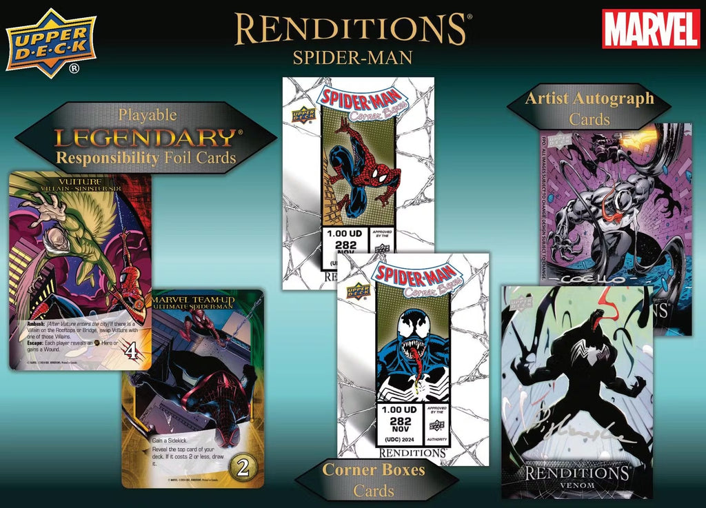 2024 Upper Deck Marvel Renditions Spider-Man Hobby Trading Cards