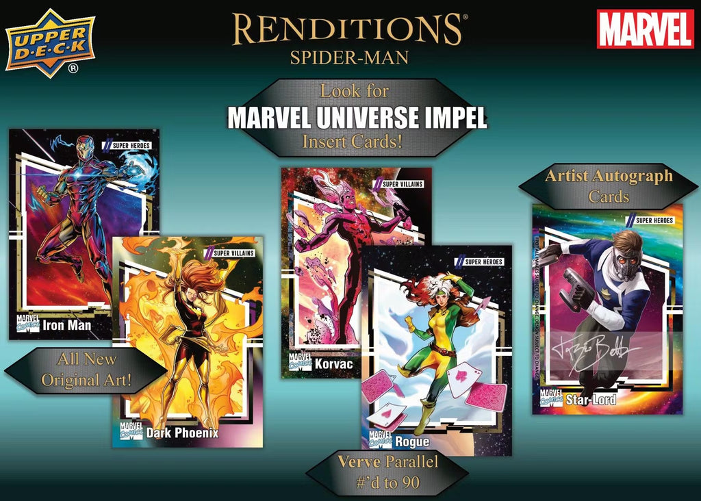 2024 Upper Deck Marvel Renditions Spider-Man Hobby Trading Cards