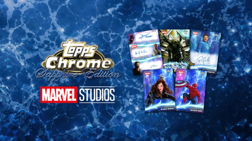2024-25 Topps Marvel Studios Chrome Sapphire Edition Hobby Trading Cards