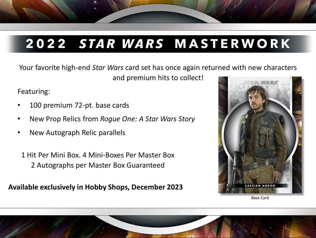 2022 Topps Star Wars Masterwork Hobby Trading Cards