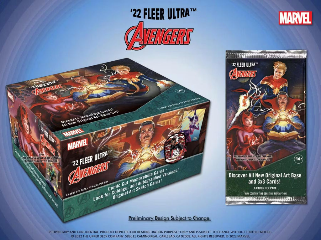 2022 Upper Deck Marvel Fleer Ultra Avengers Hobby Trading Cards