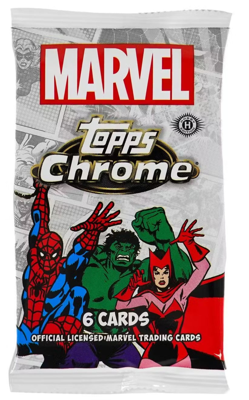 2023-24 Topps Chrome Marvel Comics Hobby Trading Cards
