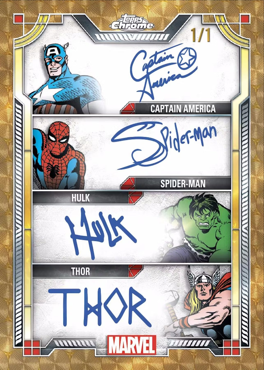 2023-24 Topps Chrome Marvel Comics Hobby Trading Cards