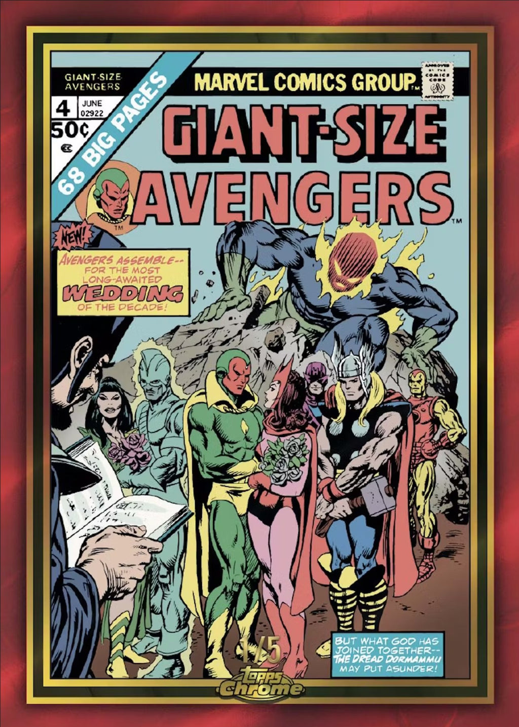 2023-24 Topps Chrome Marvel Comics Hobby Trading Cards