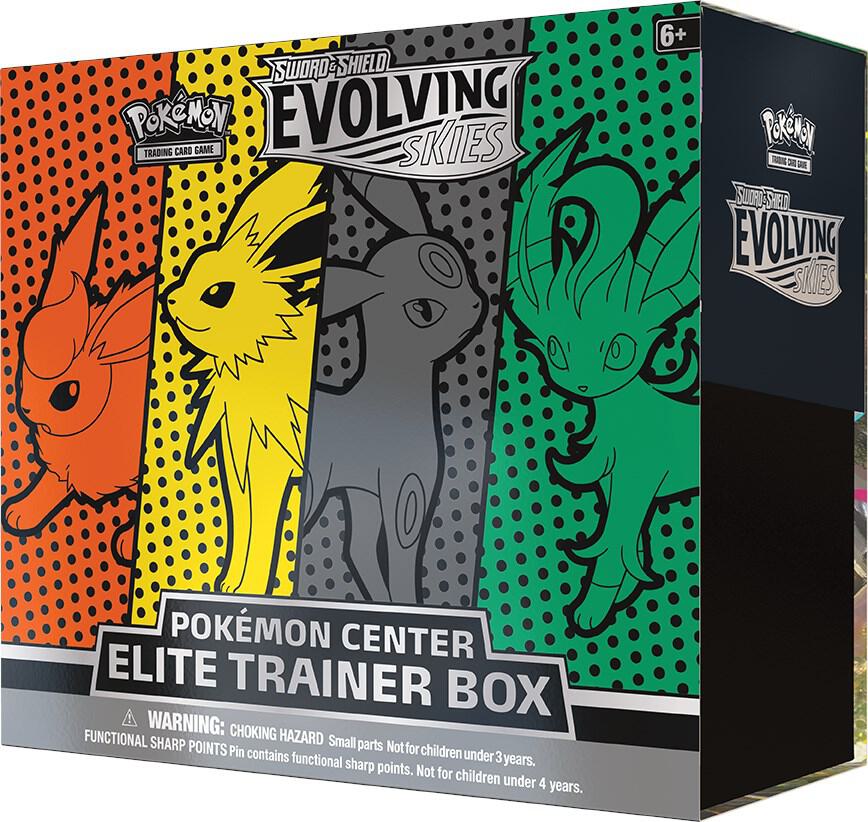 Pokemon Sword and Shield - Evolving Skies Elite Trainer Trading Cards