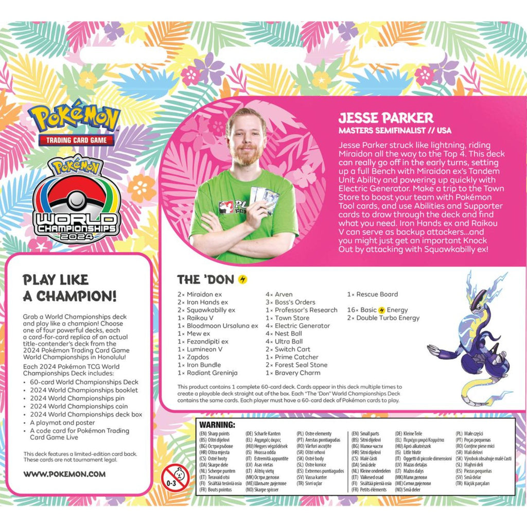 2024 Pokemon World Championship Deck Display Box