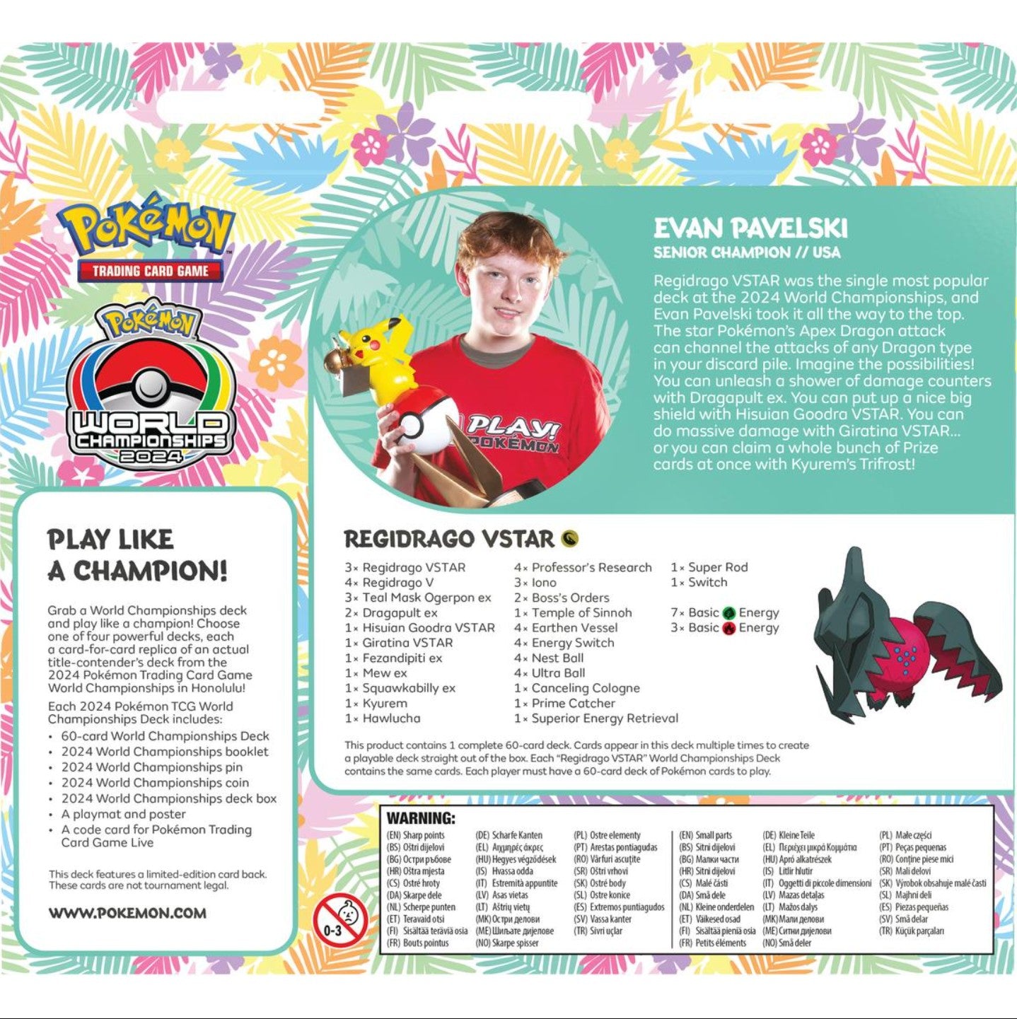 2024 Pokemon World Championship Deck Display Box