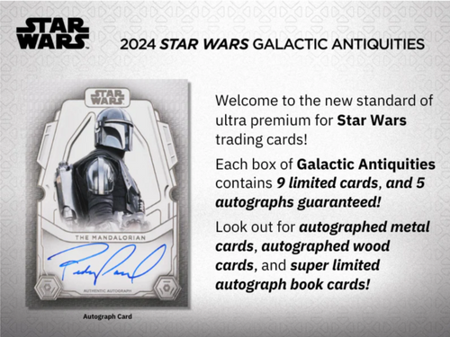 2024 Topps Star Wars Galactic Antiquities Hobby Trading Cards
