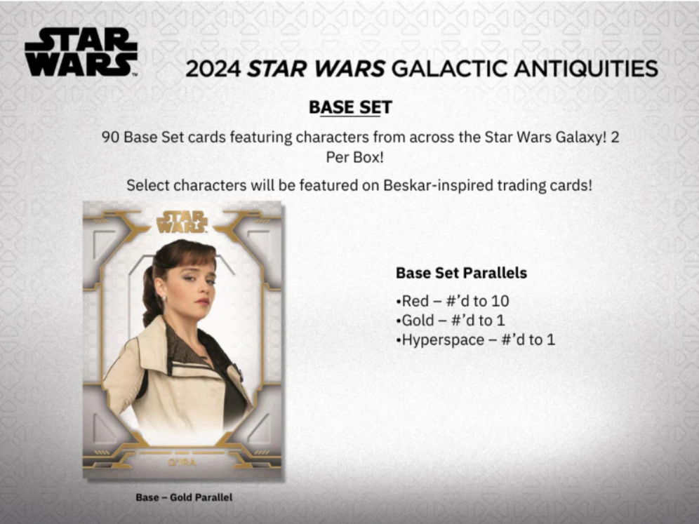 2024 Topps Star Wars Galactic Antiquities Hobby Trading Cards