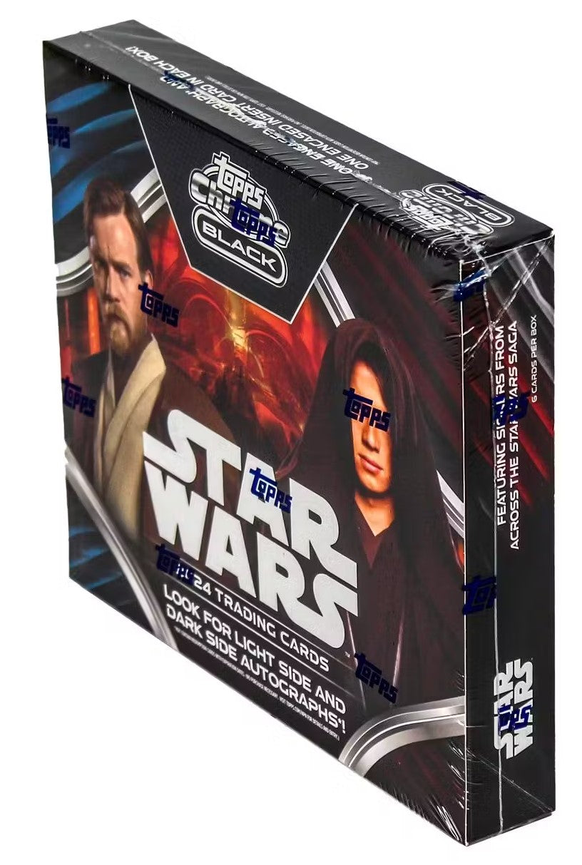 2024 Topps Chrome Star Wars Black Hobby Trading Cards
