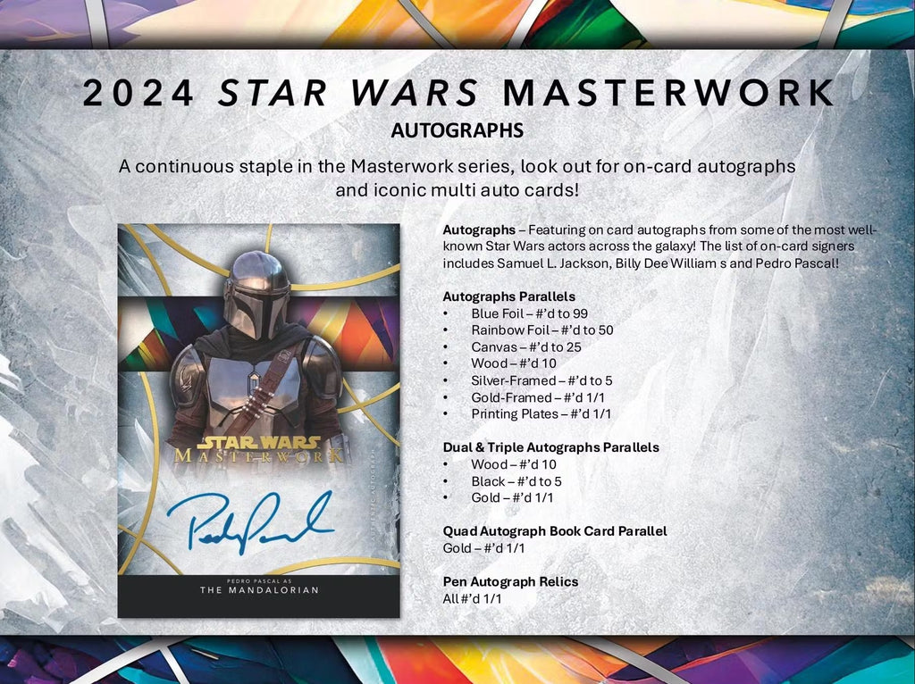 2024 Topps Star Wars Masterwork Hobby Trading Cards