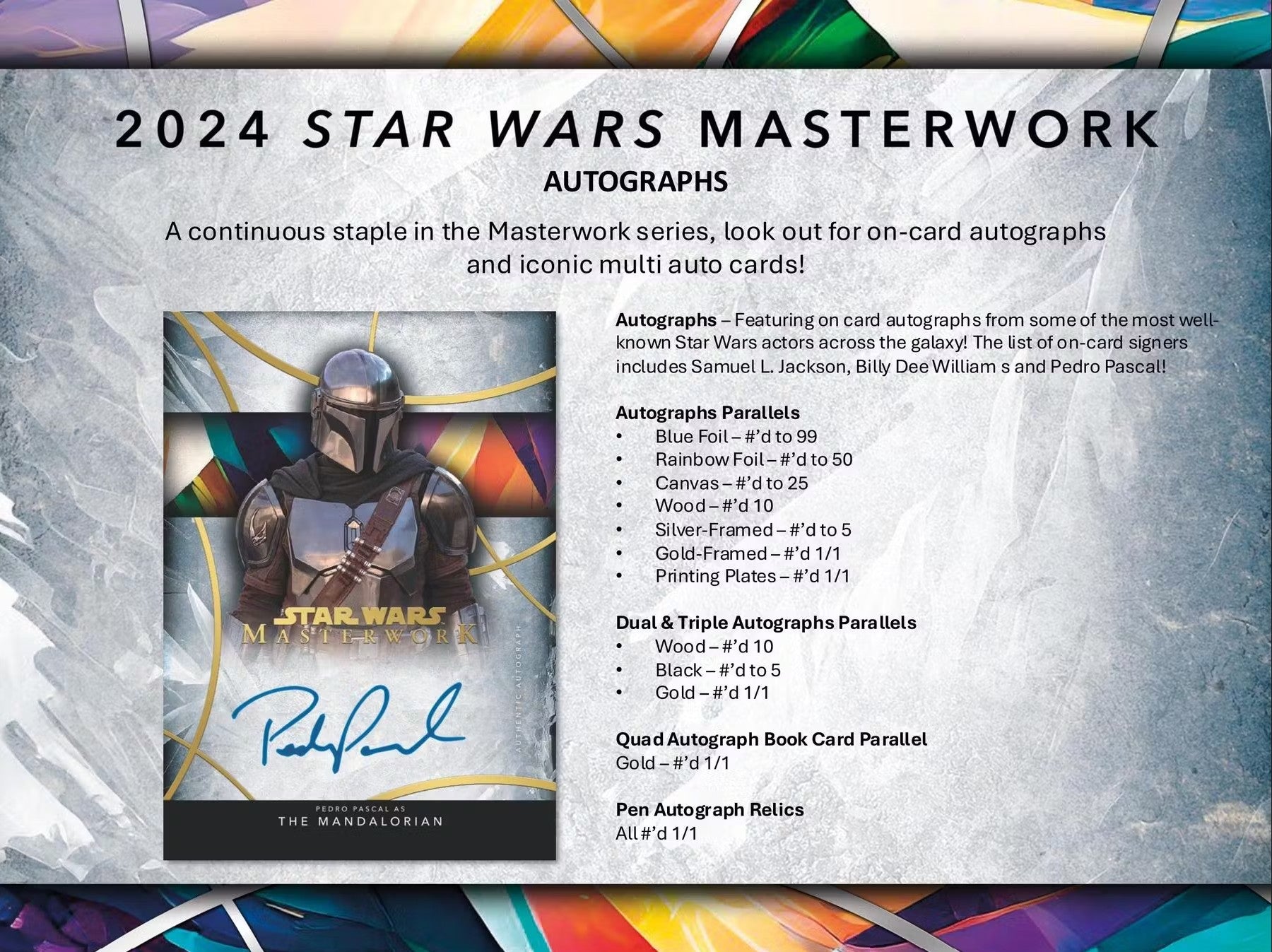 2024 Topps Star Wars Masterwork Hobby Trading Cards