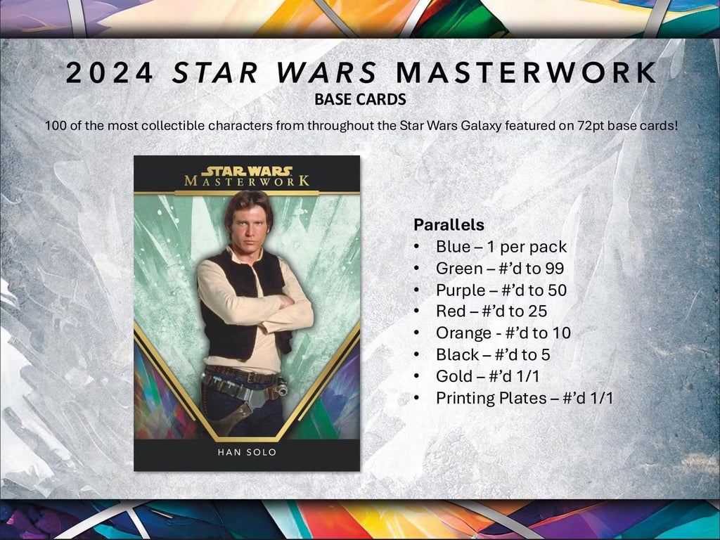 2024 Topps Star Wars Masterwork Hobby Trading Cards