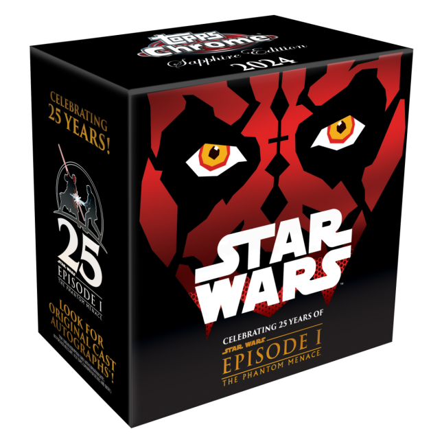 2024 Topps Chomre Star Wars The Phantom Menace Sapphire Edition Hobby