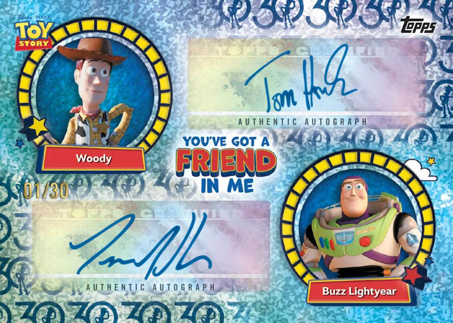 2025 Topps Crystal 30 Years of Toy Story Hobby Trading Cards