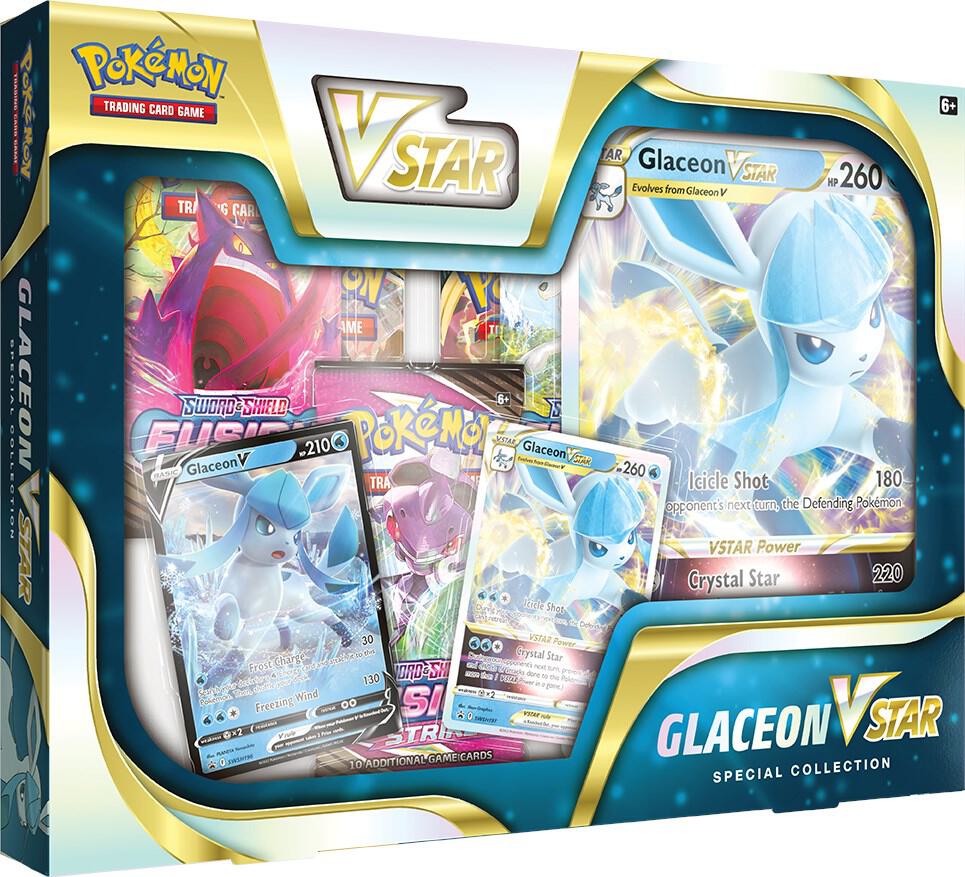 Pokemon Leafeon or Glaceon VStar Special Collection Trading Cards