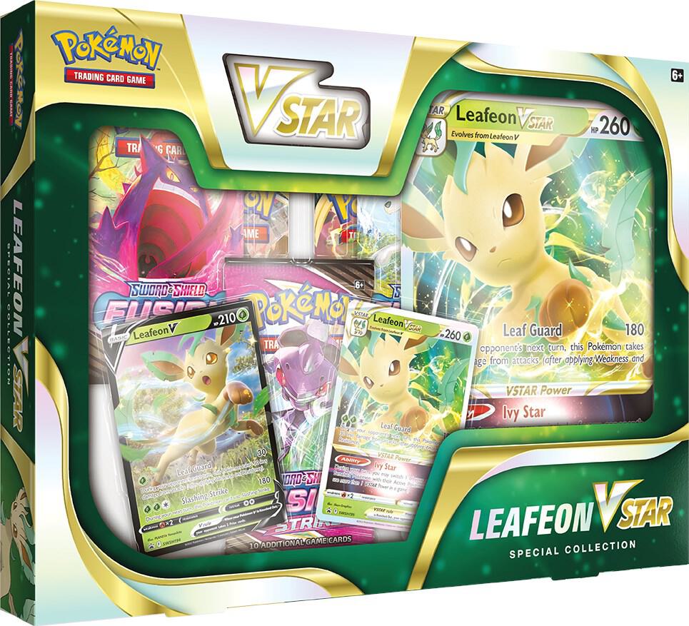 Pokemon Leafeon or Glaceon VStar Special Collection Trading Cards