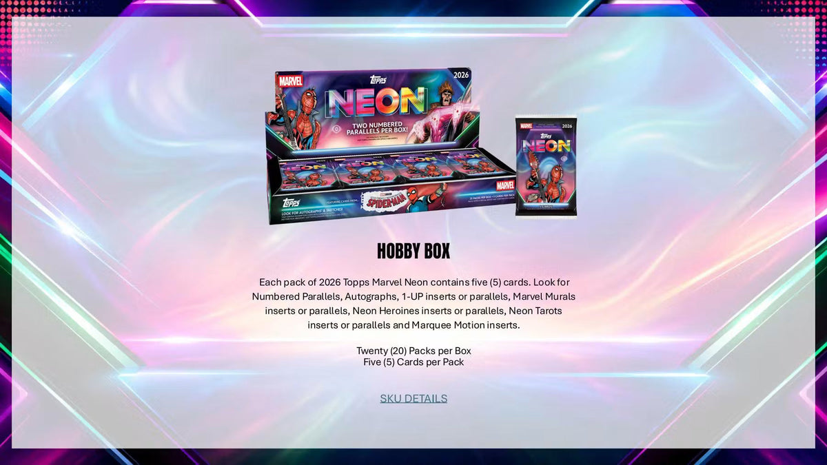 2026 Topps Marvel Neon Hobby Trading Cards