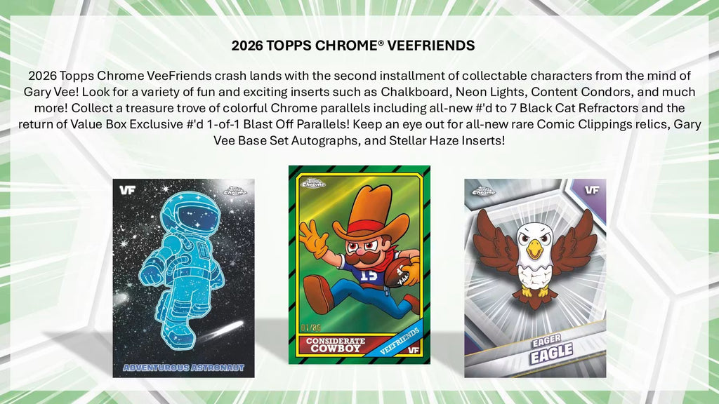 2025 Topps Chrome VeeFriends Hobby Trading Cards